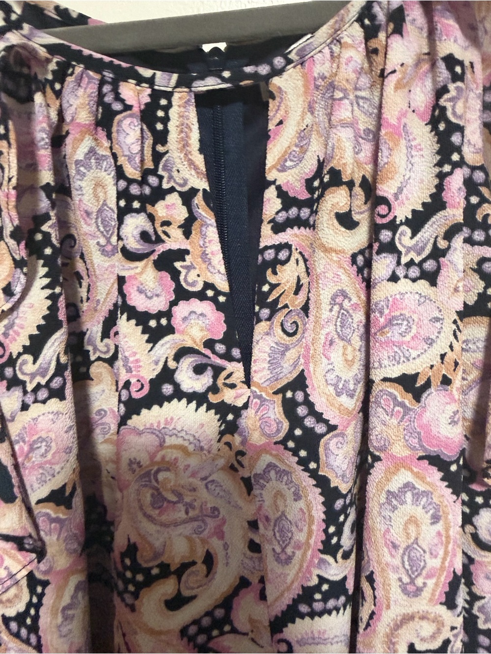 Pink Paisley Ruffle Halter jumpsuit - Picture 5 of 9